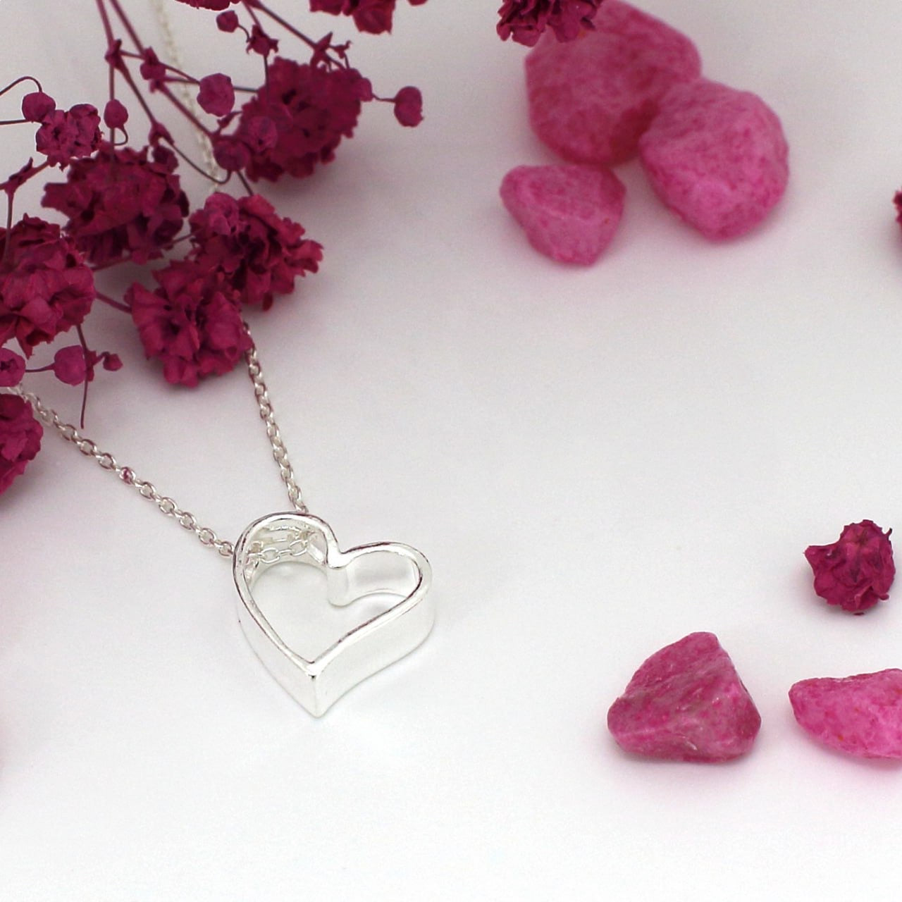 Cadou Pentru Iubita/Logodnica - Colier din Argint - pandativ inima
