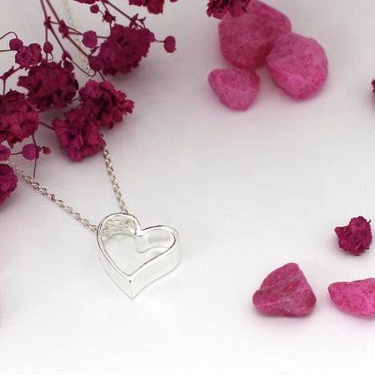 Cadou pentru mama - Colier din Argint - pandativ inima