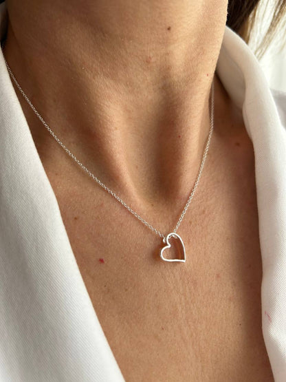 Cadou pentru mama - Colier din Argint - pandativ inima